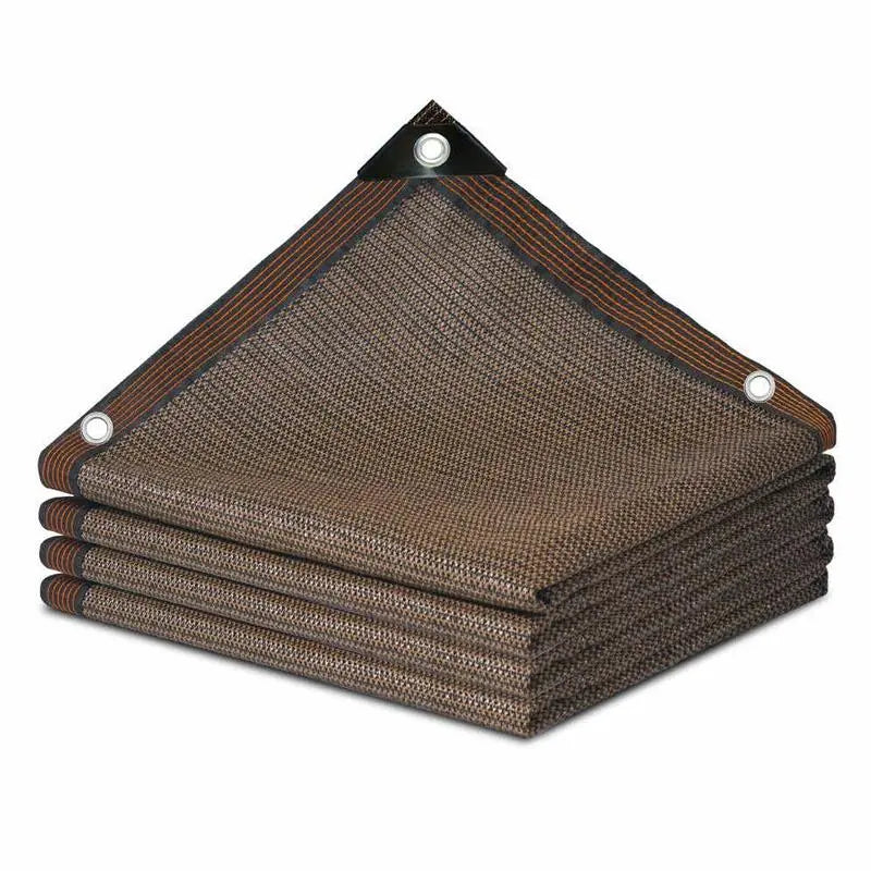 Premium 93% Blackout Shade Cloth - 10x13 Ft UV-Resistant Outdoor Netting with Reinforced Rivets for Camping, Garden, Patio, and Greenhouse Use